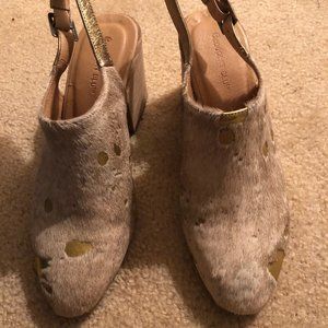 Chocolat Blu Jane Genuine Calf Hair Mule